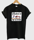 hooked on my daddy t-shirt Hoodie, Sweatshirt | PureTeeCo.com