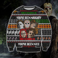 Horror Knitting Pattern 3D Print Ugly Sweater