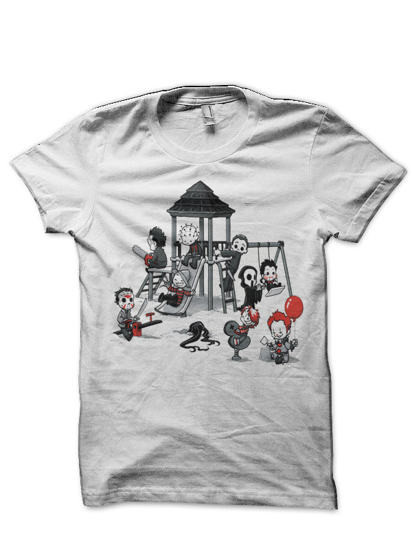 Horror Park White T-Shirt Hoodie, Sweatshirt | PureTeeCo.com