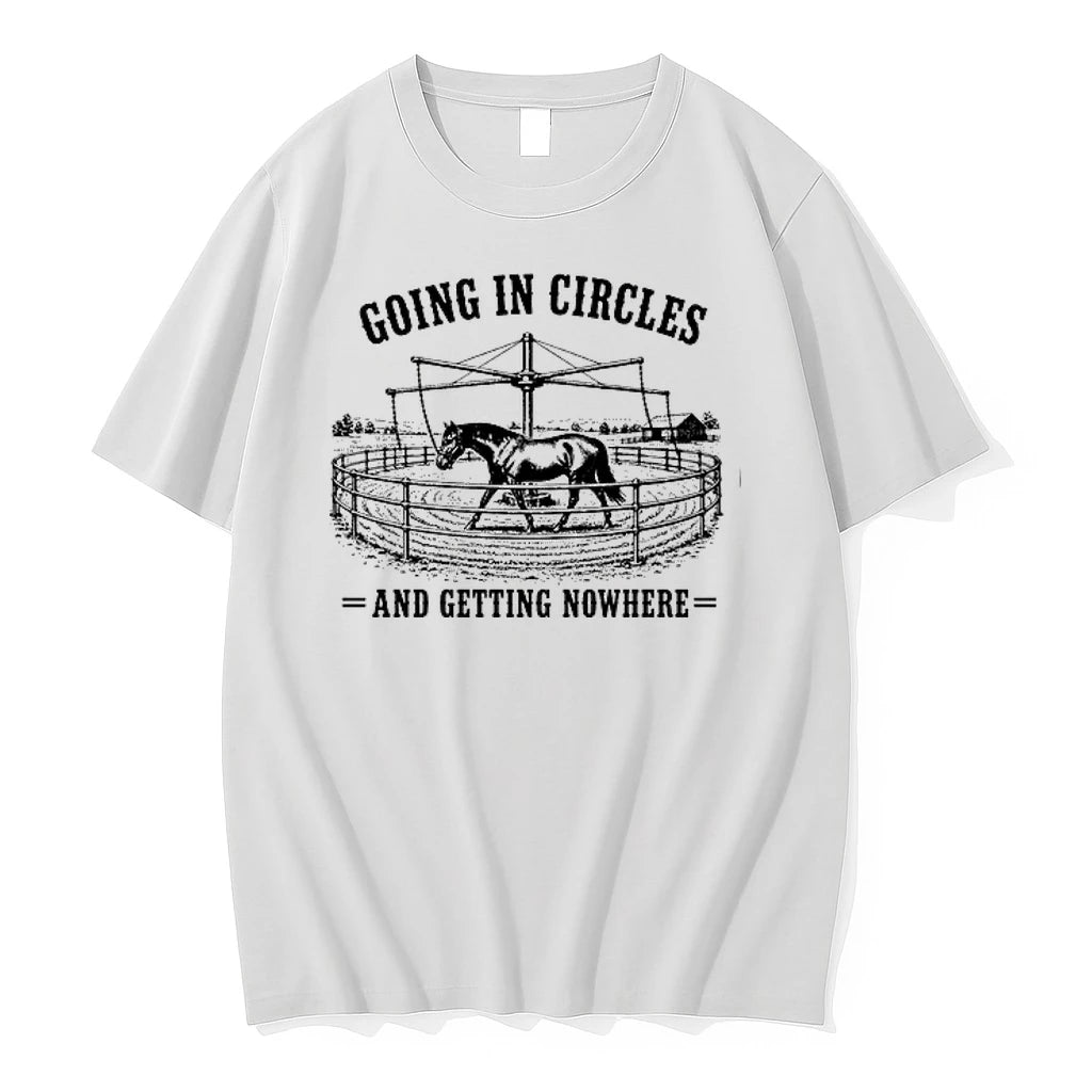 Horse Going In Circles And Getting Nowhere 0 Tshirts Sweater