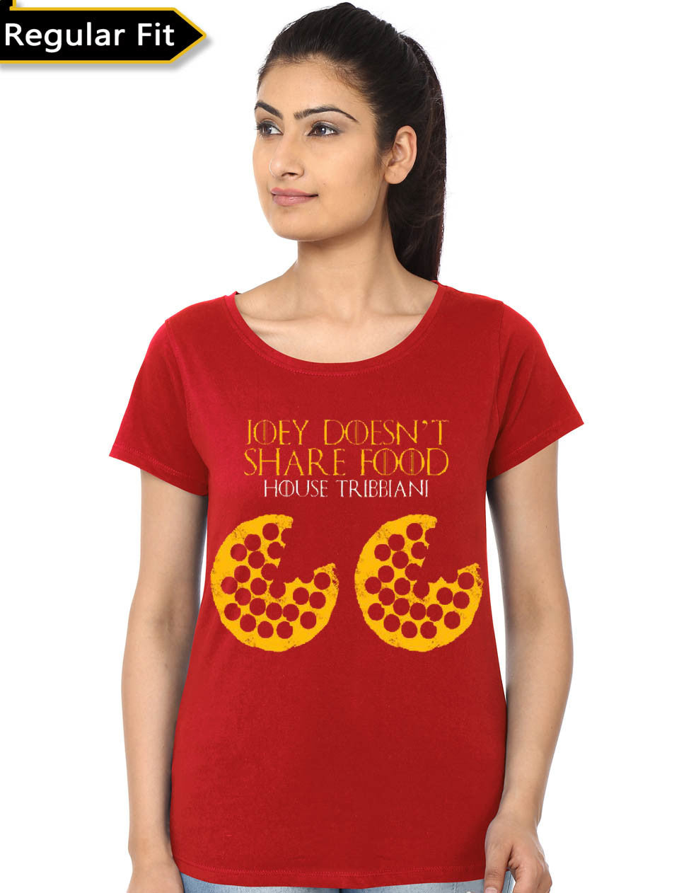 House Tribbiani Girlâ€™s Red T-Shirt Hoodie, Sweatshirt | PureTeeCo.com