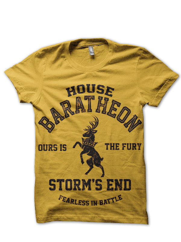 House Baratheon Yellow Tee Hoodie, Sweatshirt | PureTeeCo.com