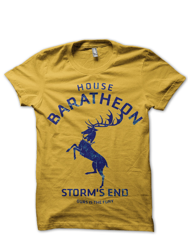 House Baratheon Yellow Tee (White Colour Available) Hoodie, Sweatshirt | PureTeeCo.com