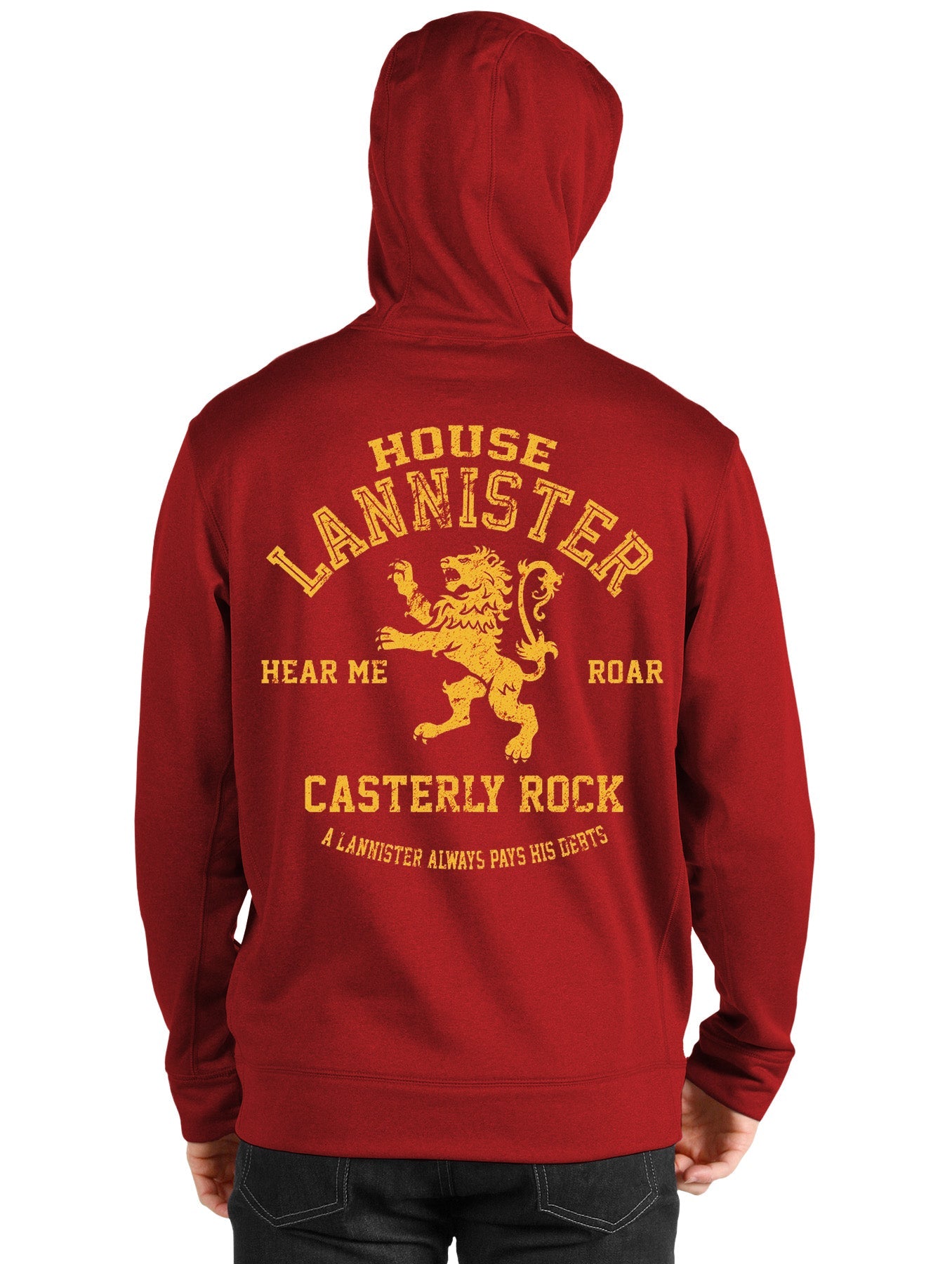 House Lannister Red Hooded Sweatshirt T-Shirts, Hoodie | PureTeeCo.com