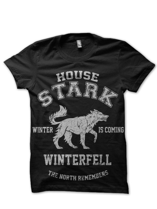 House Stark Black Tee Style002 Hoodie, Sweatshirt | PureTeeCo.com