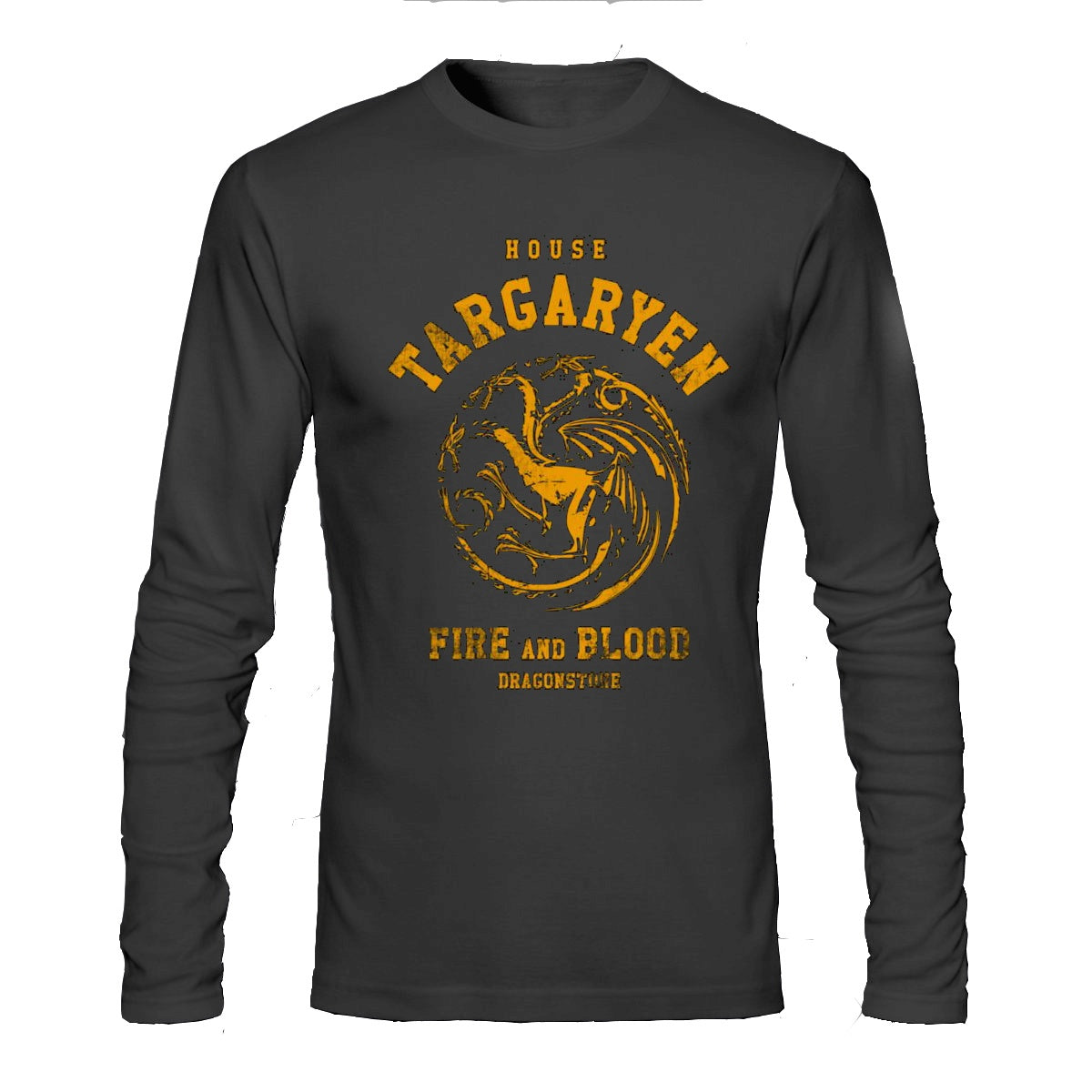 House Targaryen Black Full Sleeve Tee Hoodie, Sweatshirt | PureTeeCo.com