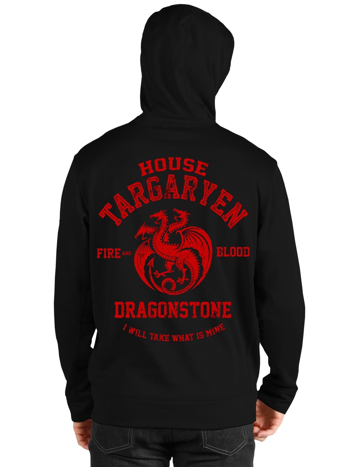 House Targaryen Black Hoodie Style005 T-Shirts, Sweatshirt | PureTeeCo.com