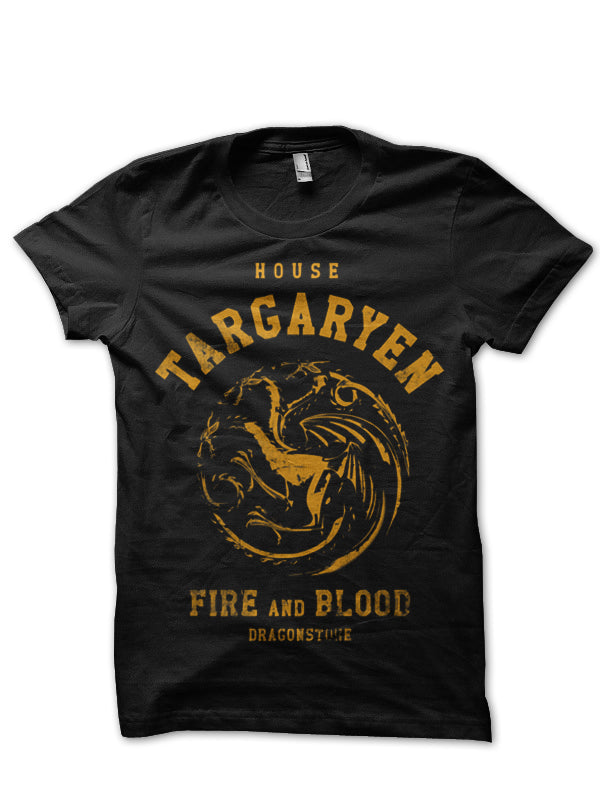 House Targaryen Black Tee Hoodie, Sweatshirt | PureTeeCo.com