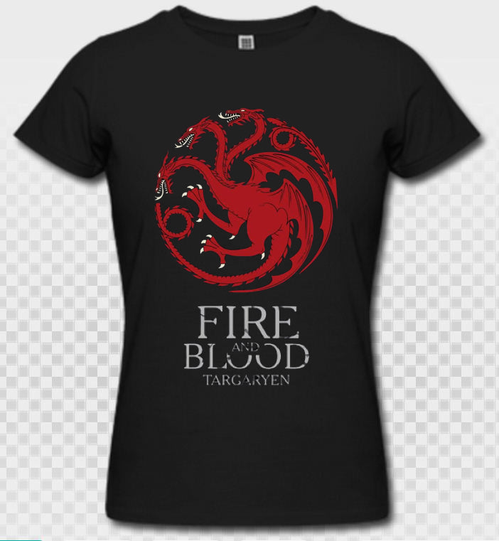 House Targaryen Black Top Style001 T-Shirts, Hoodie, Sweatshirt | PureTeeCo.com