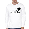 House White Full Sleeve Tee Hoodie, Sweatshirt | PureTeeCo.com