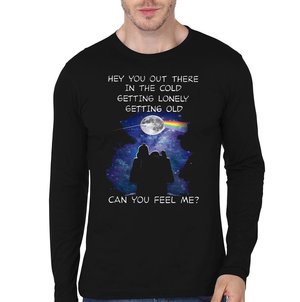 Can You Feel Me Black Full Sleeve T-Shirt Hoodie, Sweatshirt | PureTeeCo.com