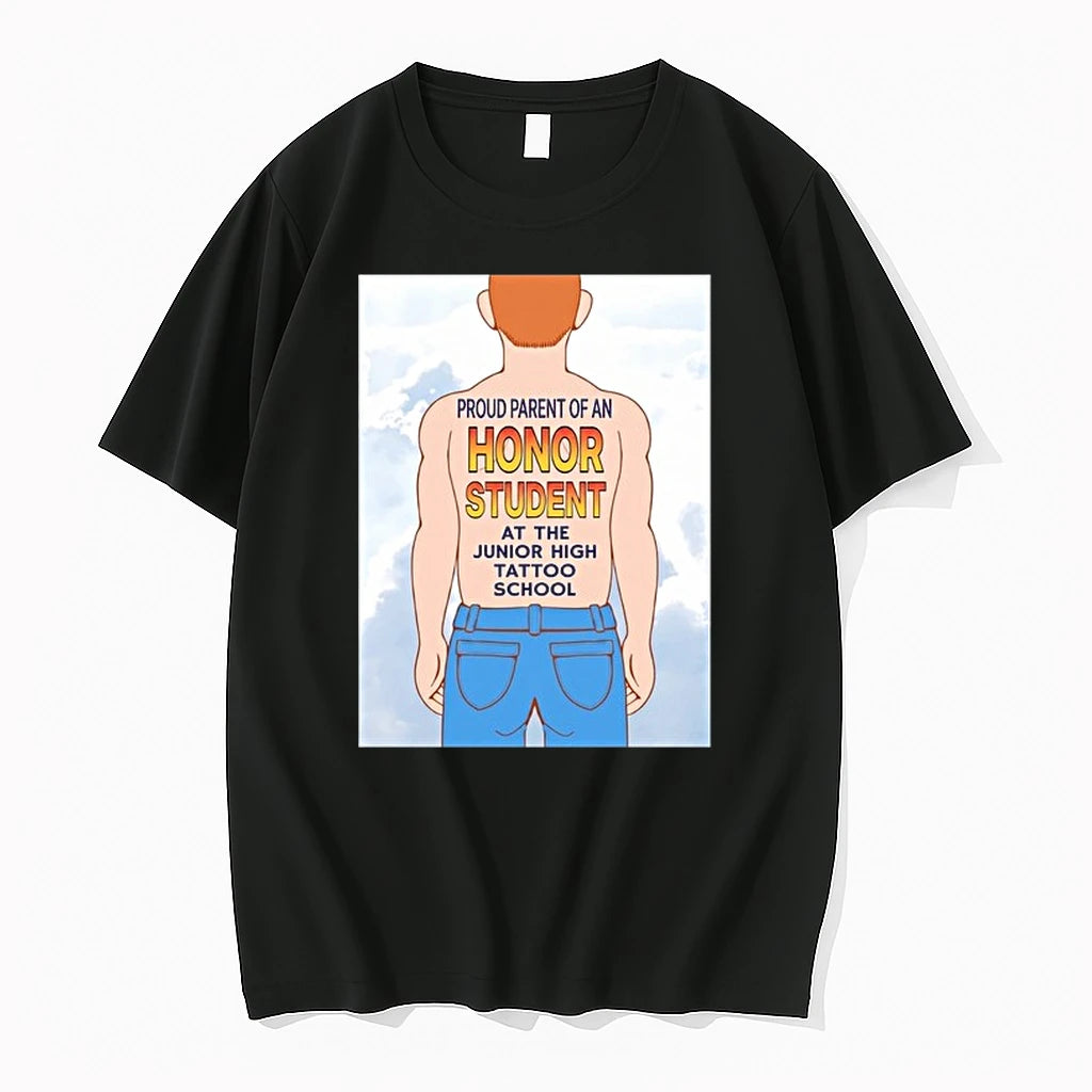 Human Proud Parent Of An Honor Student At The Junior High Tattoo School 0 Tshirts