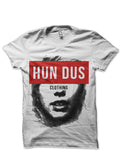Hun Dus White T-Shirt Style001 Hoodie, Sweatshirt | PureTeeCo.com