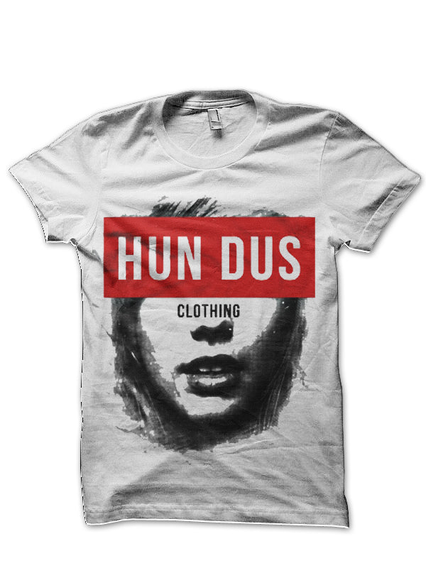 Hun Dus White T-Shirt Style001 Hoodie, Sweatshirt | PureTeeCo.com