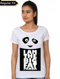I Am Big Fat Panda Girlâ€™s White T-Shirt Hoodie, Sweatshirt | PureTeeCo.com
