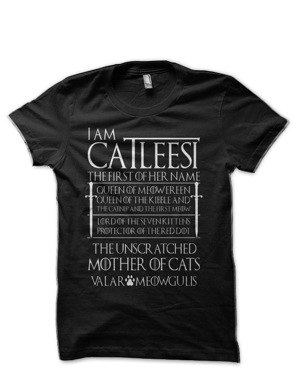 I Am Catleesi Mother Of Cats Black T-shirt Hoodie, Sweatshirt | PureTeeCo.com
