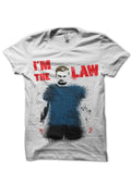I Am Justice White Tee Hoodie, Sweatshirt | PureTeeCo.com