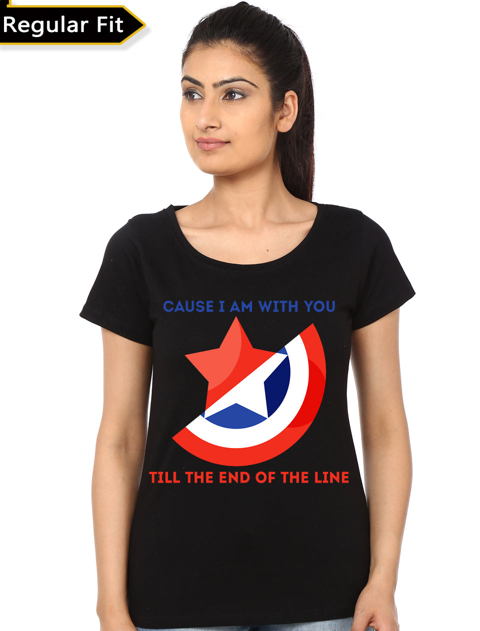 I Am With You Black Top T-Shirts, Hoodie, Sweatshirt | PureTeeCo.com