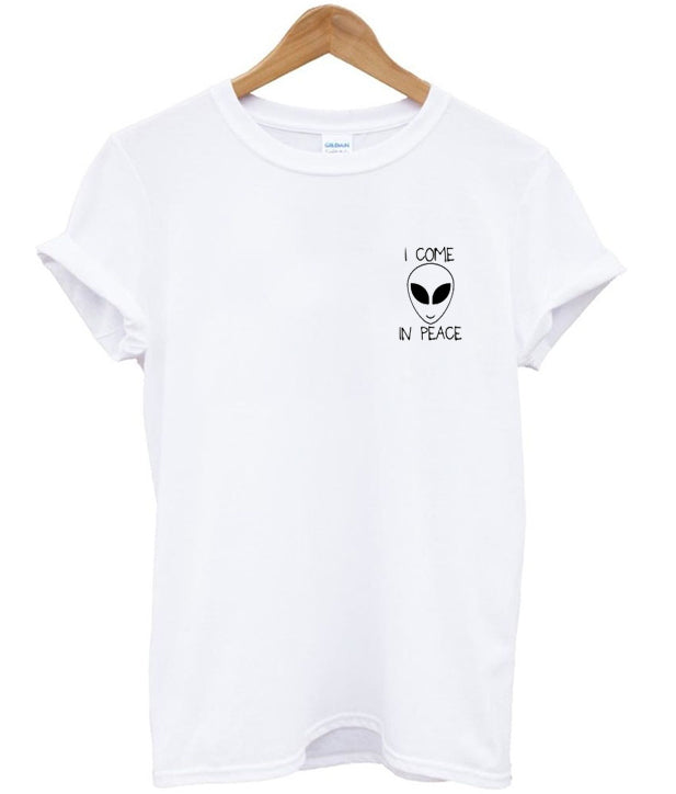 i come in peace alien tshirt Hoodie, Sweatshirt | PureTeeCo.com