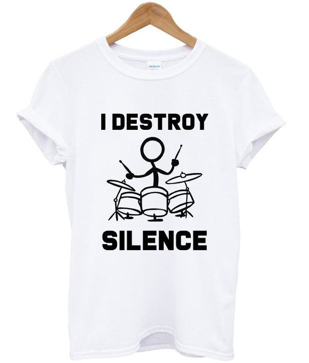 i destroy silence t-shirt Hoodie, Sweatshirt | PureTeeCo.com