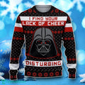 I Find Your Lack Of Cheer Disturbing Ugly Christmas Sweater Unique Gift For Men And WOmen