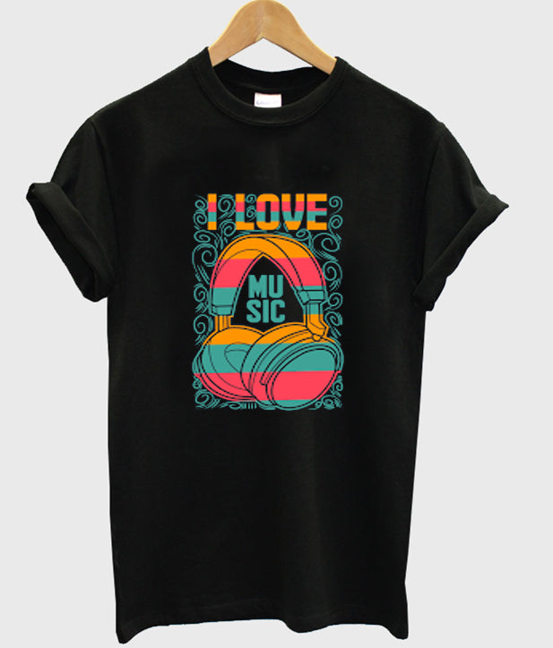 i love music t-shirt Hoodie, Sweatshirt | PureTeeCo.com