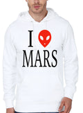 I Love Mars White Hoodie T-Shirts, Sweatshirt | PureTeeCo.com