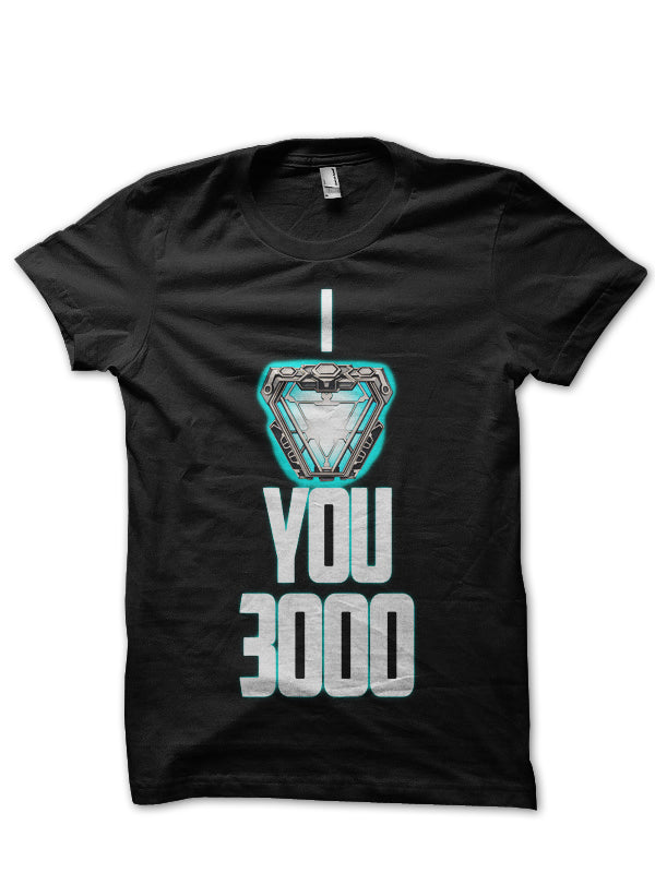 I Love You 3000 Black T-Shirt Hoodie, Sweatshirt | PureTeeCo.com