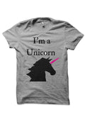 Iâ€™m A Unicorn Pink And Black T-Shirt Hoodie, Sweatshirt | PureTeeCo.com