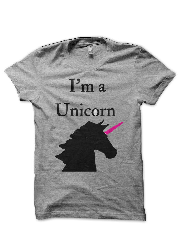 Iâ€™m A Unicorn Pink And Black T-Shirt Hoodie, Sweatshirt | PureTeeCo.com