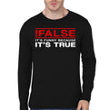 False Black Full Sleeve T-Shirt Hoodie, Sweatshirt | PureTeeCo.com