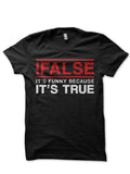 False Black Half Sleeve T-Shirt Hoodie, Sweatshirt | PureTeeCo.com