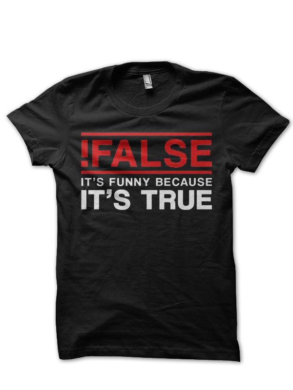 False Black Half Sleeve T-Shirt Hoodie, Sweatshirt | PureTeeCo.com