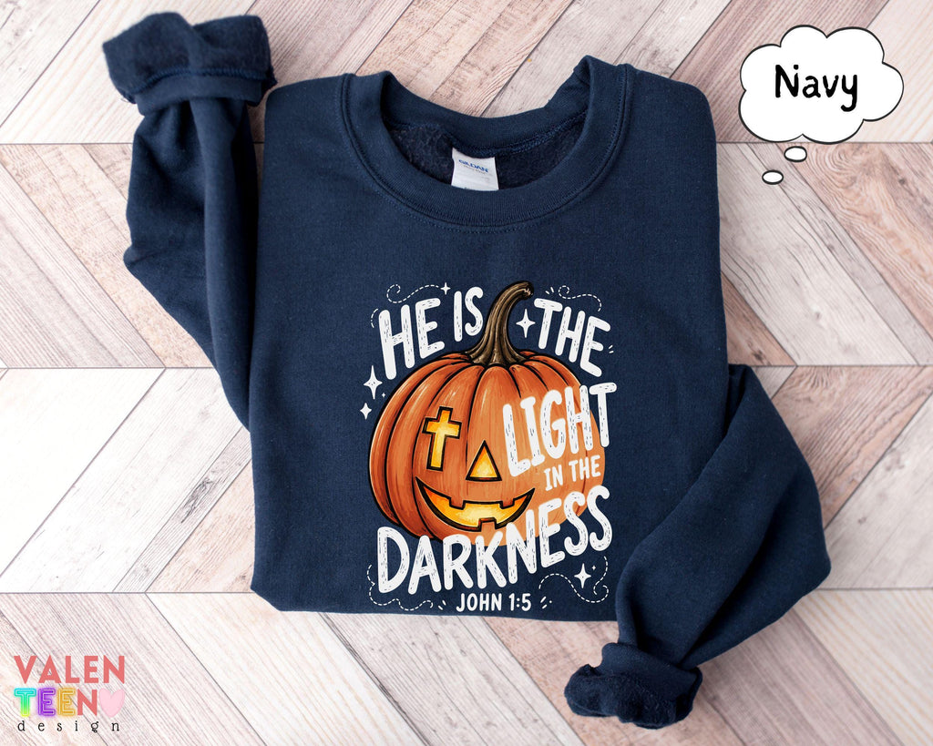 Christian Halloween Light Darkness John Faith Pumpkin Fall Jesus Bible Verse (5)