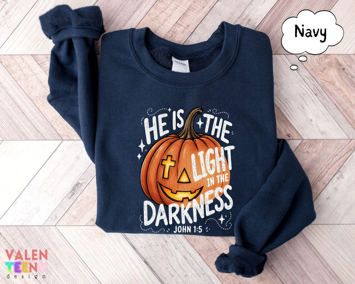 Christian Halloween Light Darkness John Faith Pumpkin Fall Jesus Bible Verse (5)
