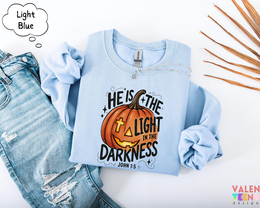 Christian Halloween Light Darkness John Faith Pumpkin Fall Jesus Bible Verse (4)