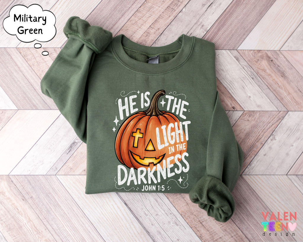 Christian Halloween Light Darkness John Faith Pumpkin Fall Jesus Bible Verse (3)