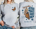 Jesus Makes Things Butterfly Faith Bible Verse Jesus Lover Church Sweater Christian Mama (1)