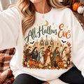 Hallows Eve Catholic Halloween Christian Fall Saints Day Vintage Religious Halloween (1)