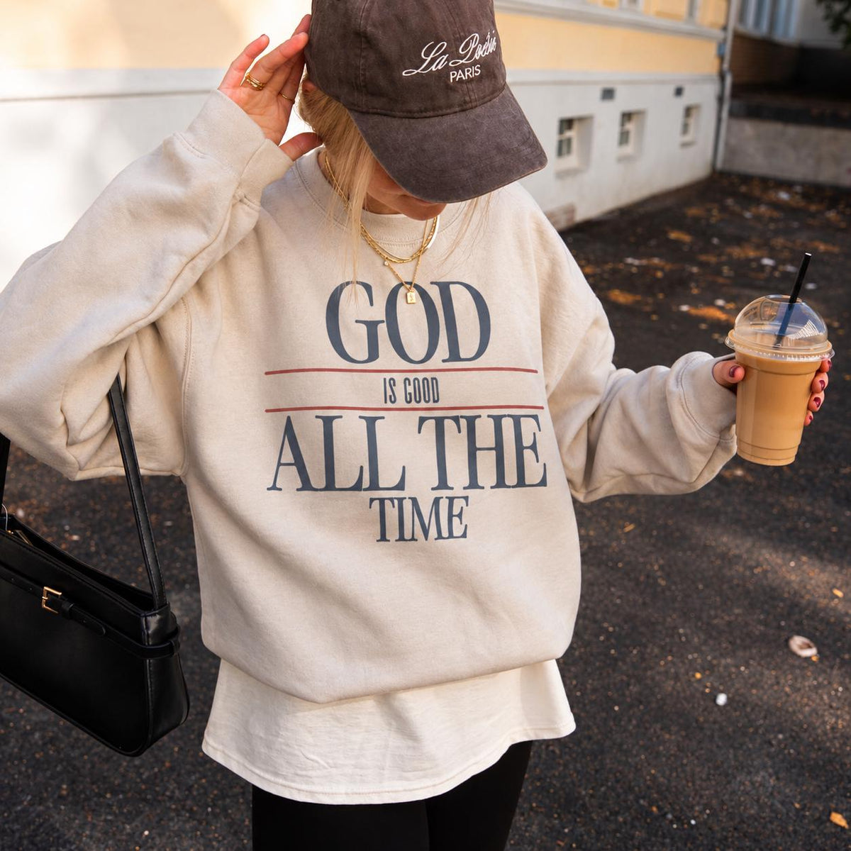 God Good Time Christian Faith Based Group Church Sweater (1)