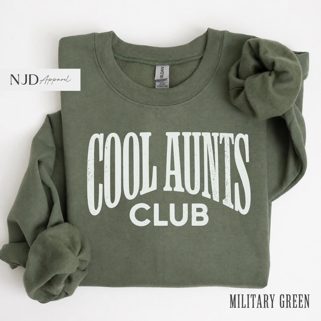 Aunts Club Comfort Colors Mothers Day Tee Aunt Pregnancy Announcemen Unt Boxy Crop Tee Aunt Gif (1)