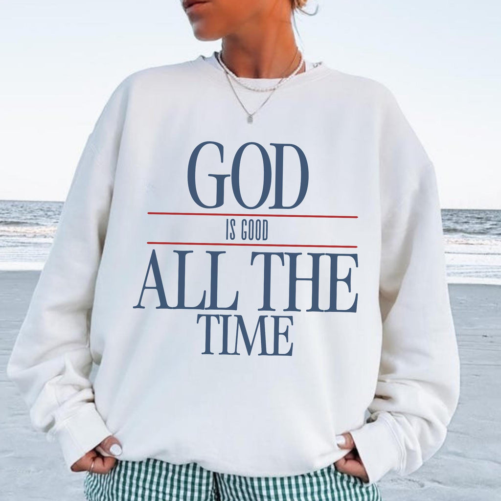 God Good Time Christian Faith Based Group Church Sweater (3)