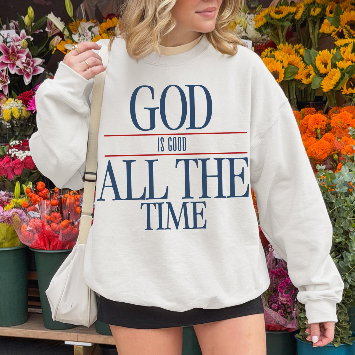 God Good Time Christian Faith Based Group Church Sweater (4)