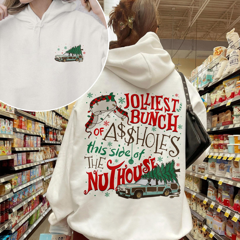 Jolliest Bunch Christmas Griswold Family Xmas Lampoons Christmas Vacation Rude Holiday Tee (5)