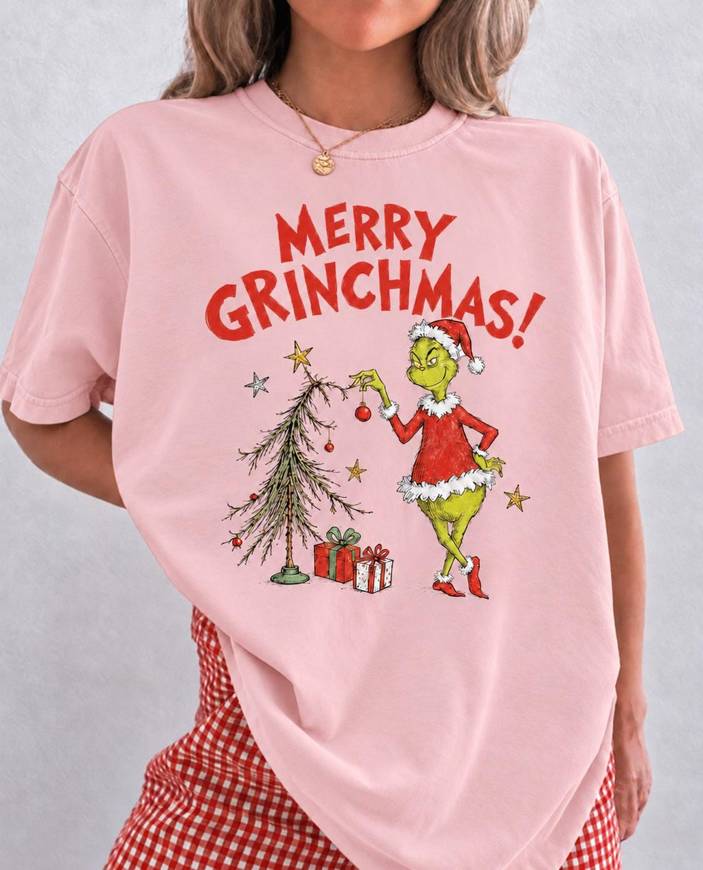Merry Grinchmas Vintage Christmas Tree Grinch Christmas (3)