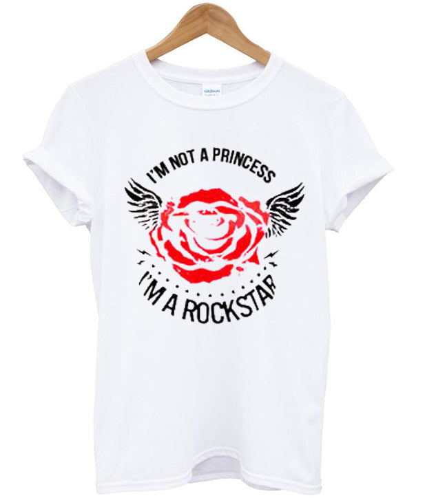 i’m not a princess rose i’m a rockstar t-shirt Hoodie, Sweatshirt | PureTeeCo.com