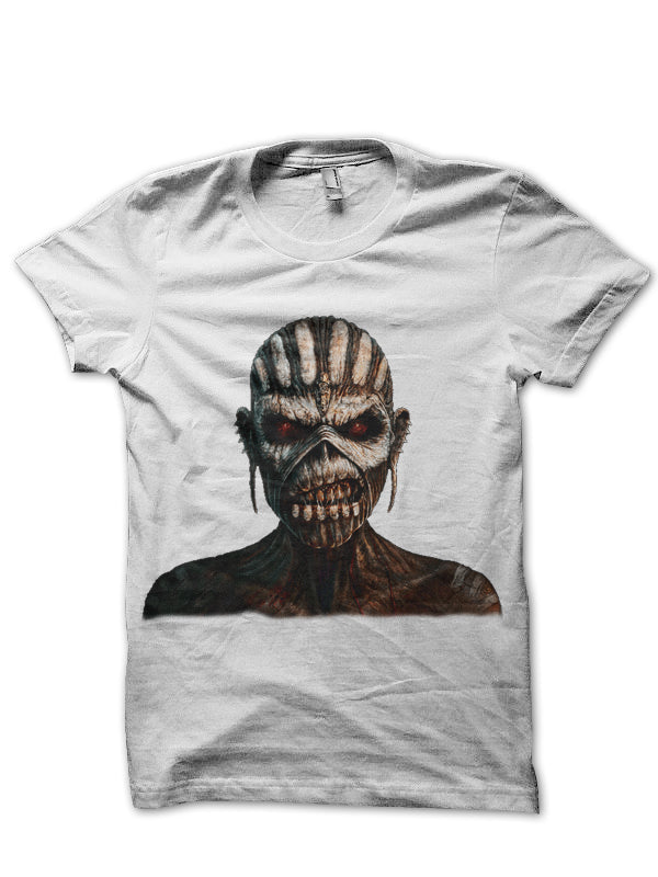 Iron Maiden White T-Shirt Hoodie, Sweatshirt | PureTeeCo.com