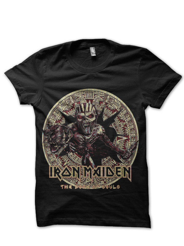 Iron Maiden â€“ The Book of Souls XLVII Black T-Shirt Hoodie, Sweatshirt | PureTeeCo.com
