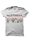 Danyeoman Iron Maiden White T-Shirt Hoodie, Sweatshirt | PureTeeCo.com