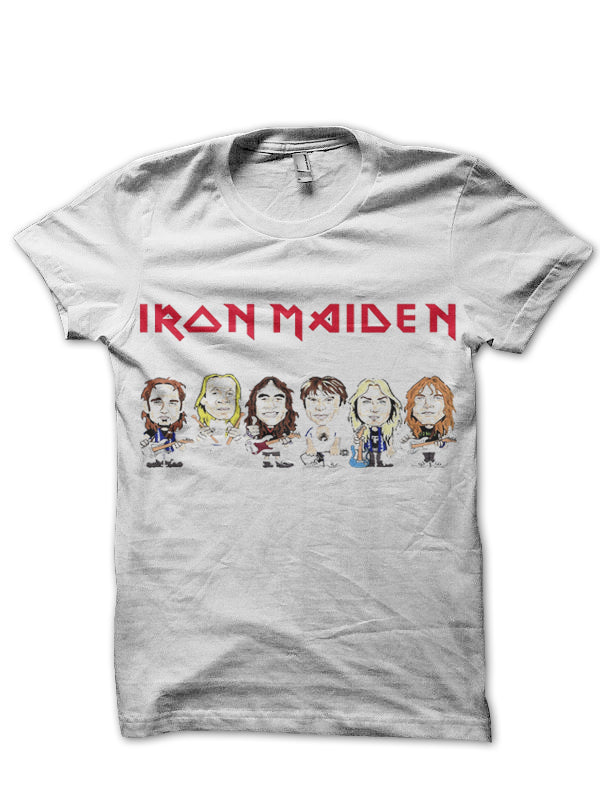 Danyeoman Iron Maiden White T-Shirt Hoodie, Sweatshirt | PureTeeCo.com